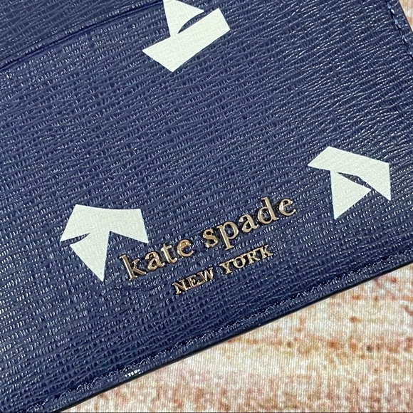 Kate Spade NWT “Spencer” Paper Boats Cardholder - Picture 5 of 10